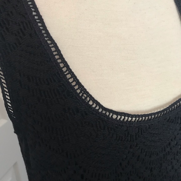 Beautiful Juicy Couture Black Crochet Dress, US 0 - Picture 5 of 8